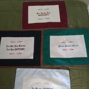 Hand maid pillow covers